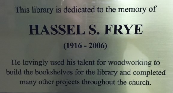 HASSEL S. FRYE